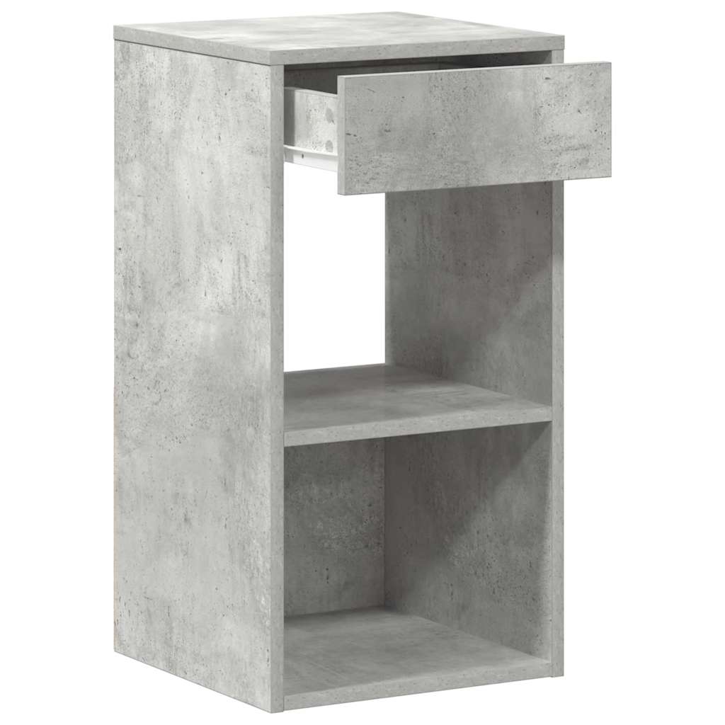 Bedside Cabinet With Drawer 35X34X66.5 Cm