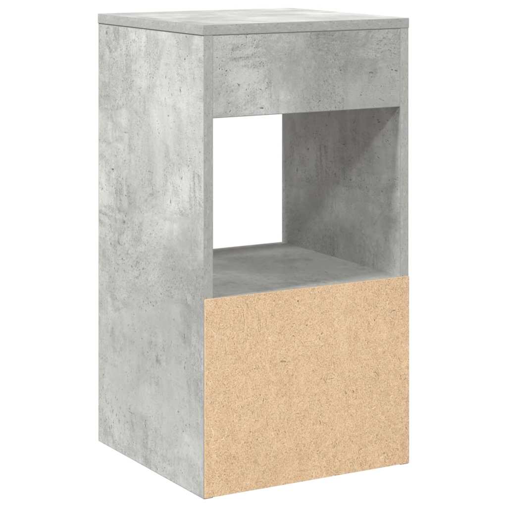 Bedside Cabinet With Drawer 35X34X66.5 Cm