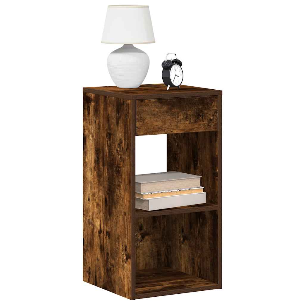Bedside Cabinet With Drawer 35X34X66.5 Cm