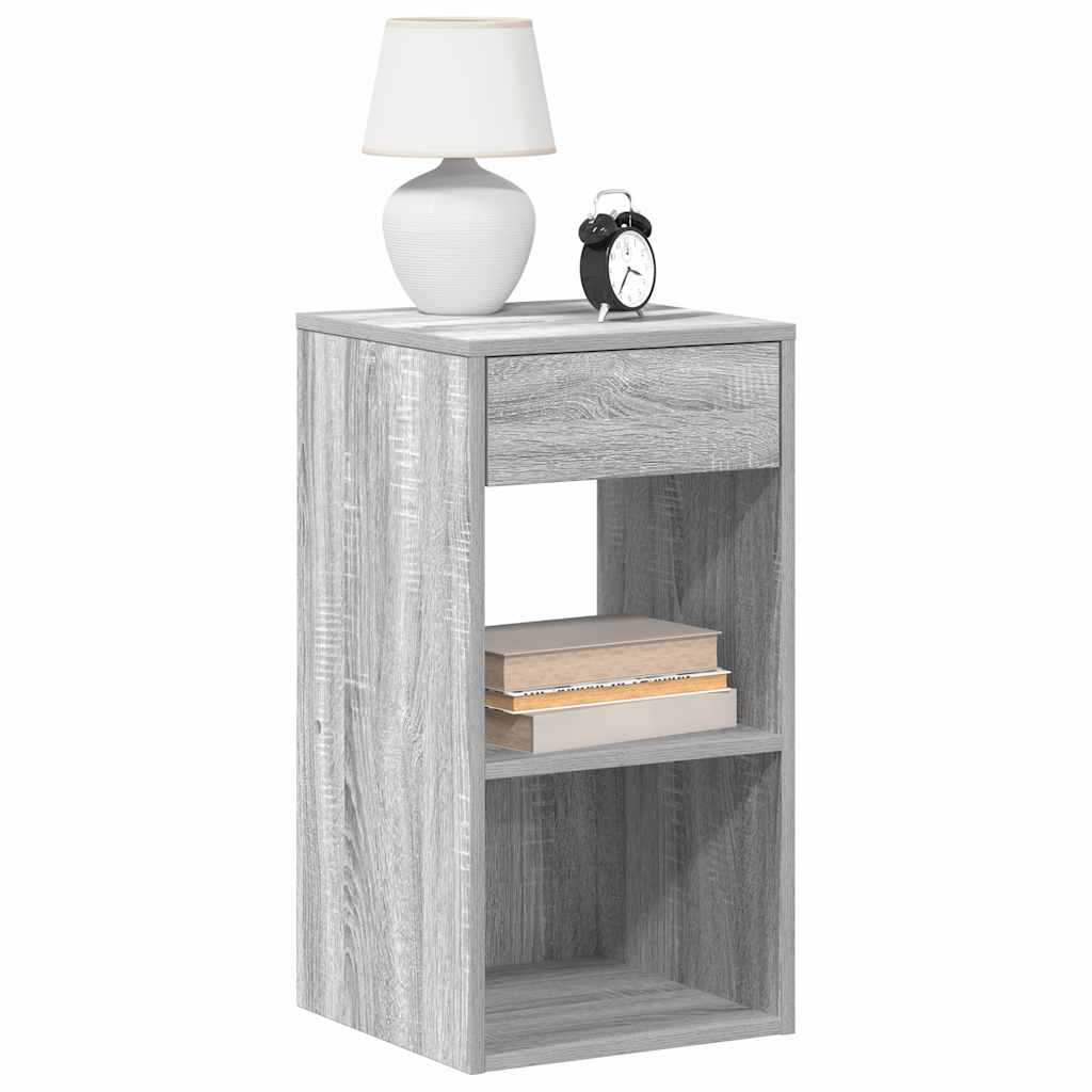 Bedside Cabinet With Drawer 35X34X66.5 Cm
