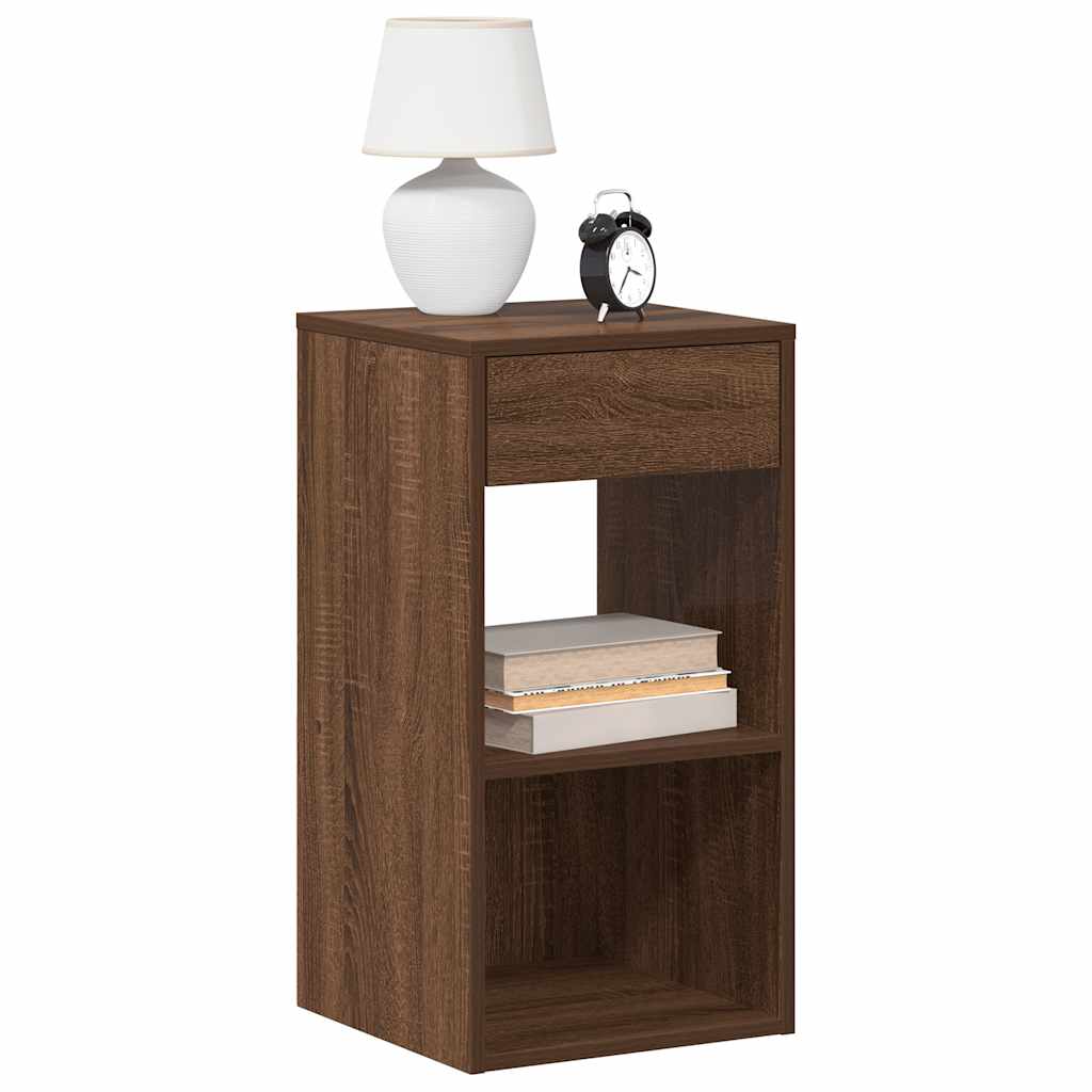 Bedside Cabinet With Drawer 35X34X66.5 Cm