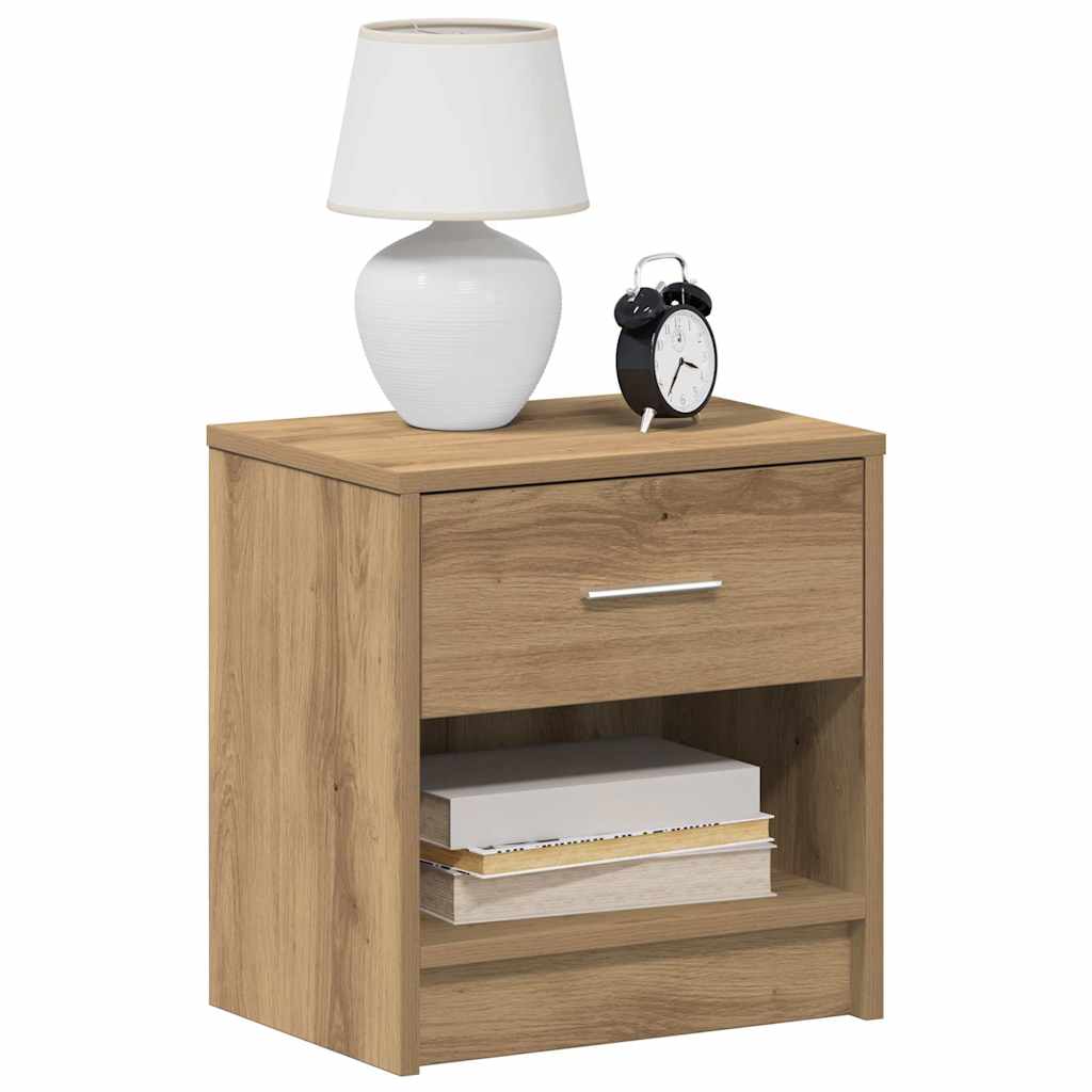 Bedside Cabinet With Drawer 39X28X41 Cm