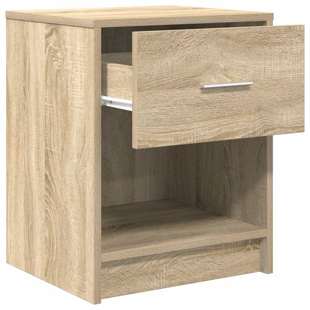 Bedside Cabinets 2 Pcs With Drawer 40X34X50 Cm