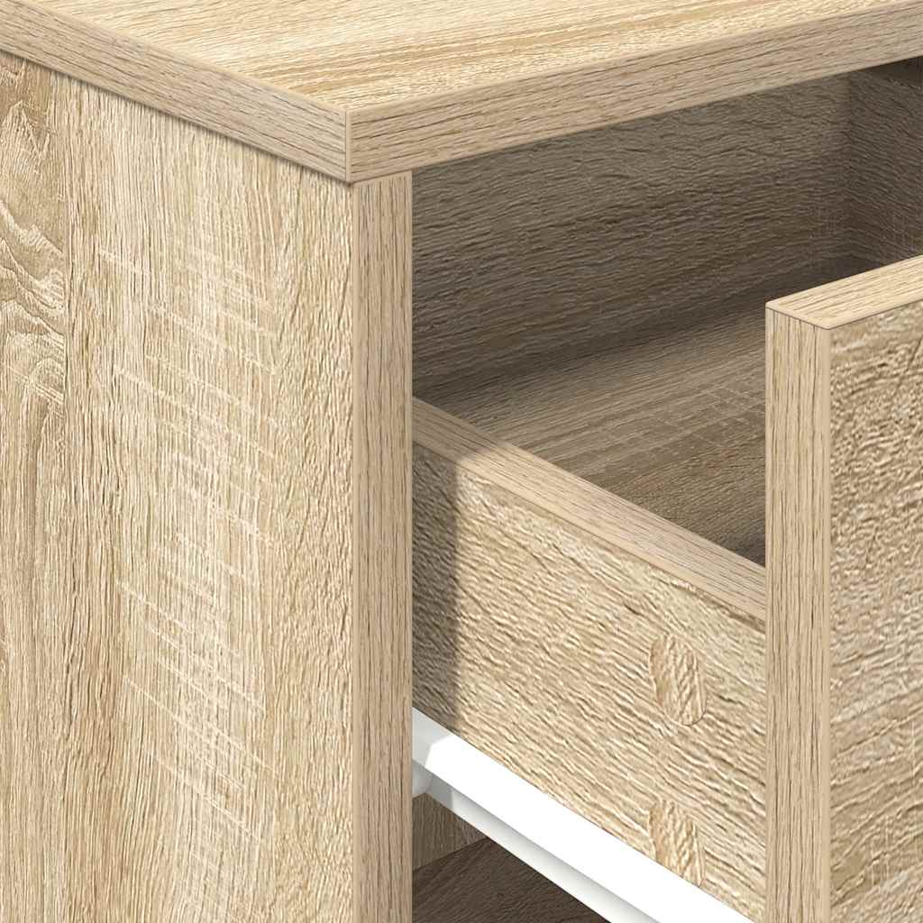 Bedside Cabinets 2 Pcs With Drawer 40X34X50 Cm