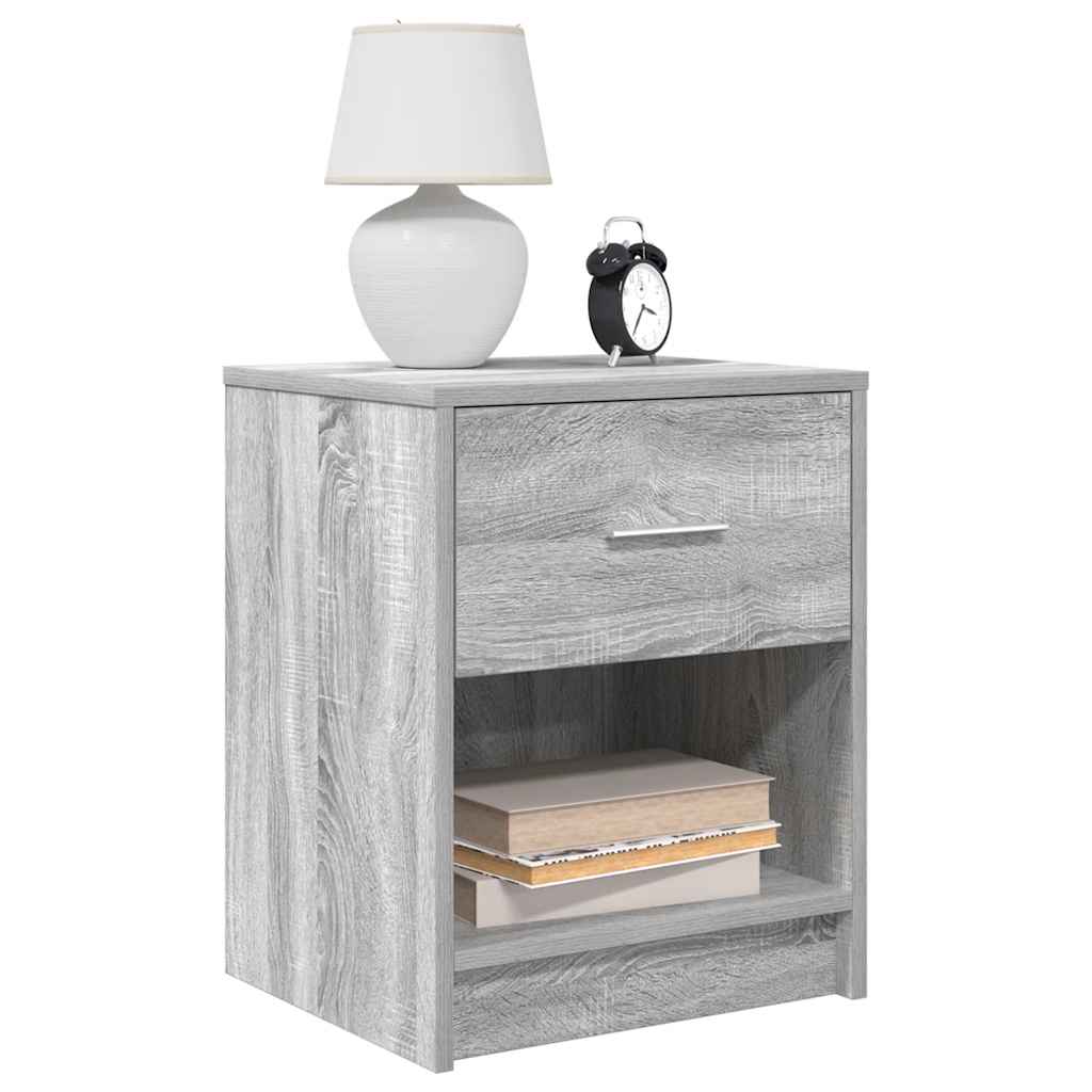 Bedside Cabinets 2 Pcs With Drawer 40X34X50 Cm