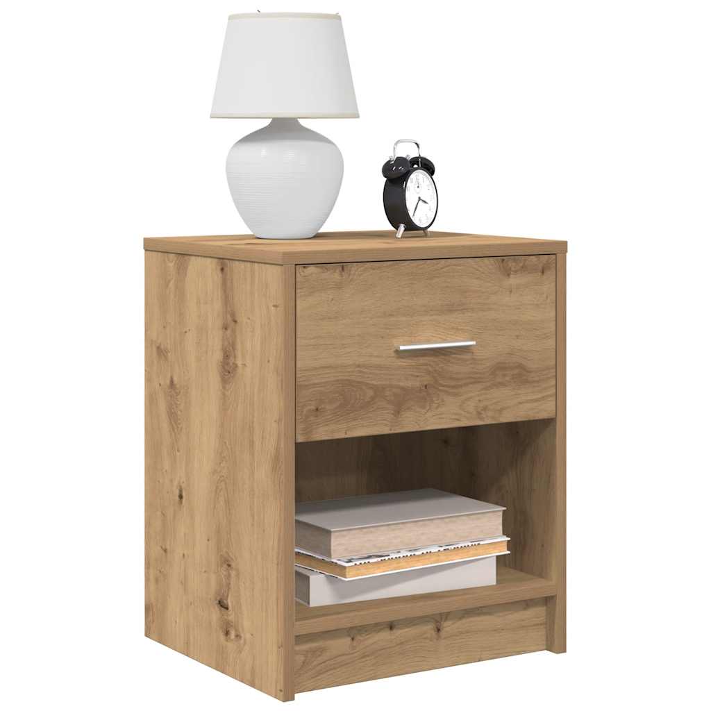 Bedside Cabinets 2 Pcs With Drawer 40X34X50 Cm