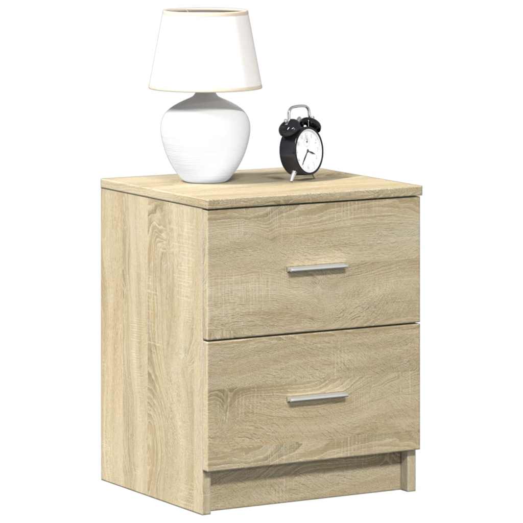 Bedside Cabinet With 2 Drawers 40X36X50 Cm