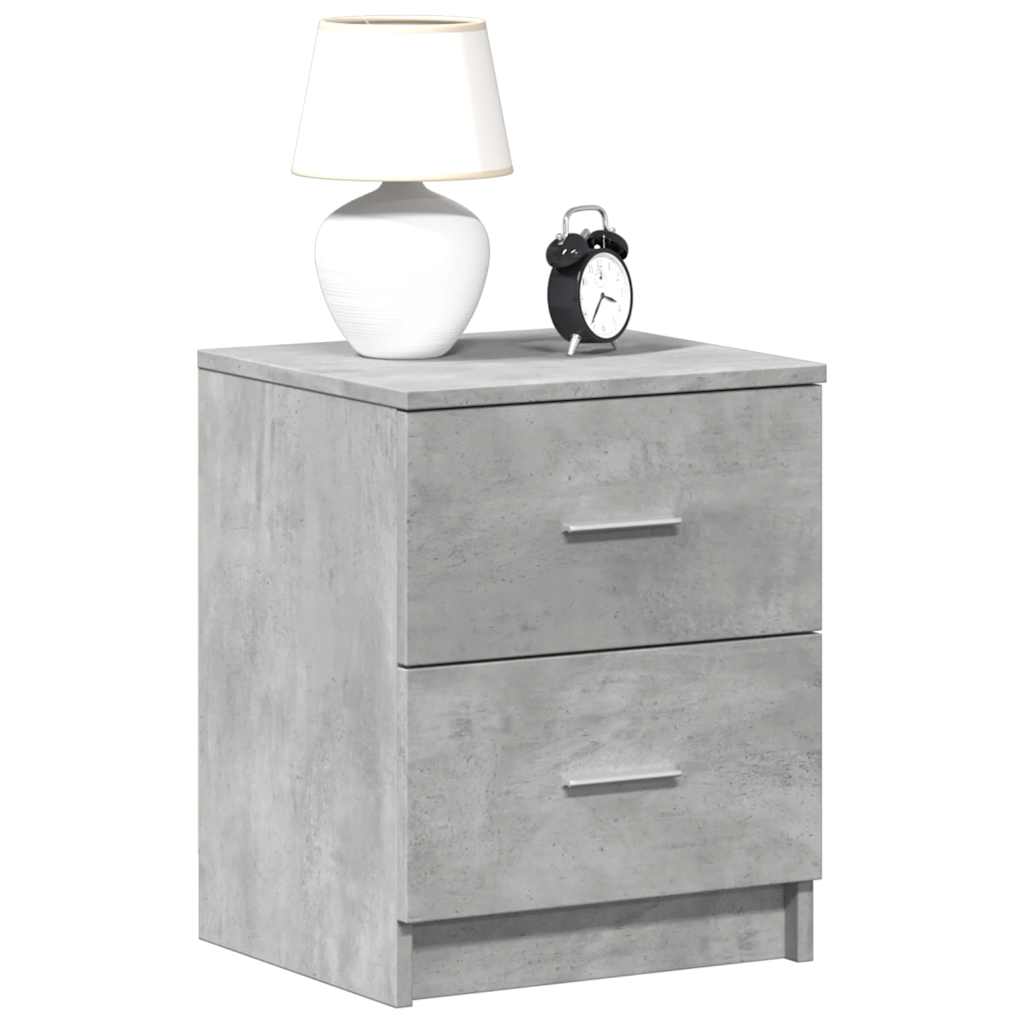 Bedside Cabinet With 2 Drawers 40X36X50 Cm