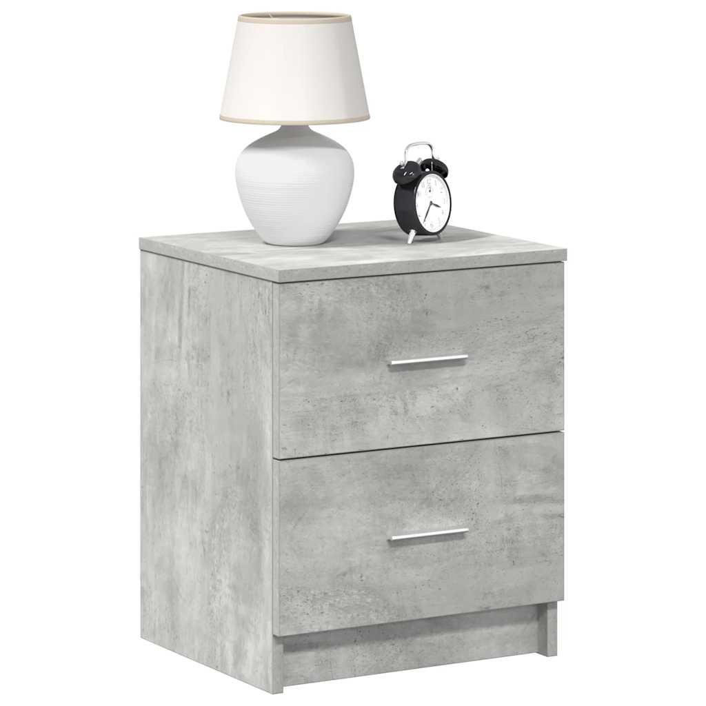 Bedside Cabinet With 2 Drawers 40X36X50 Cm