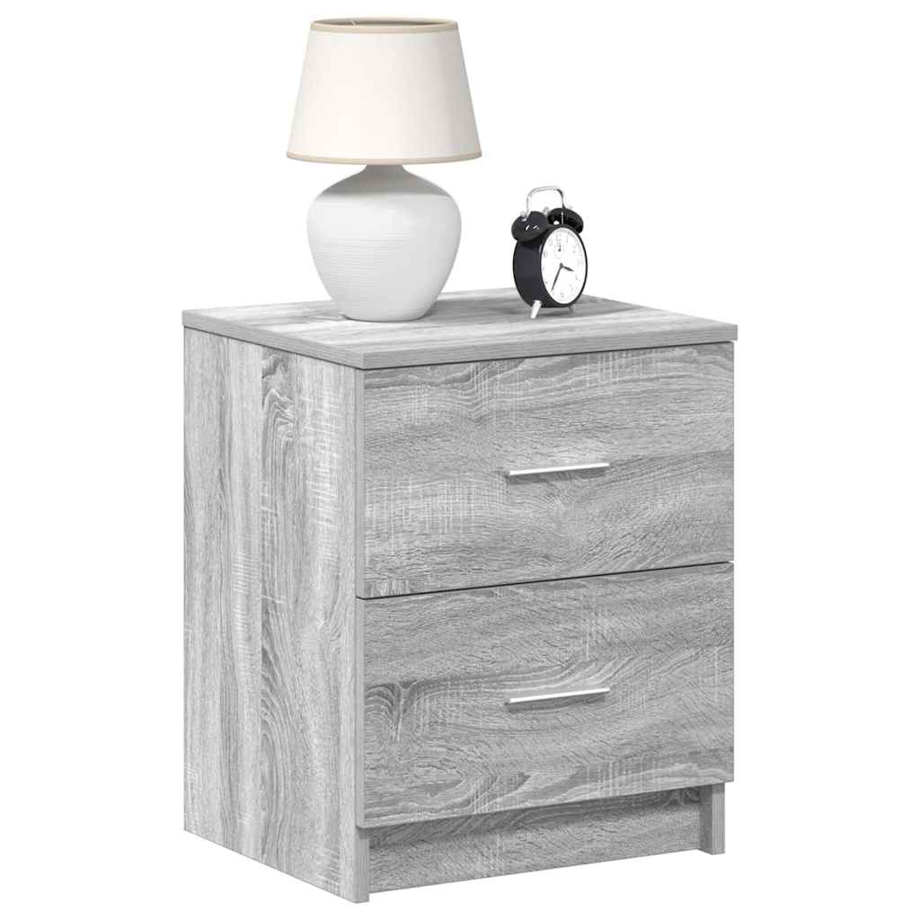 Bedside Cabinet With 2 Drawers 40X36X50 Cm