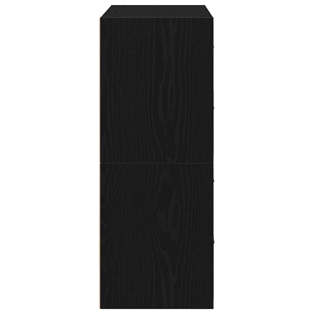 Cabinets With 2 Drawers 2 Pcs Oak 60X31X40 Cm Engineered Wood