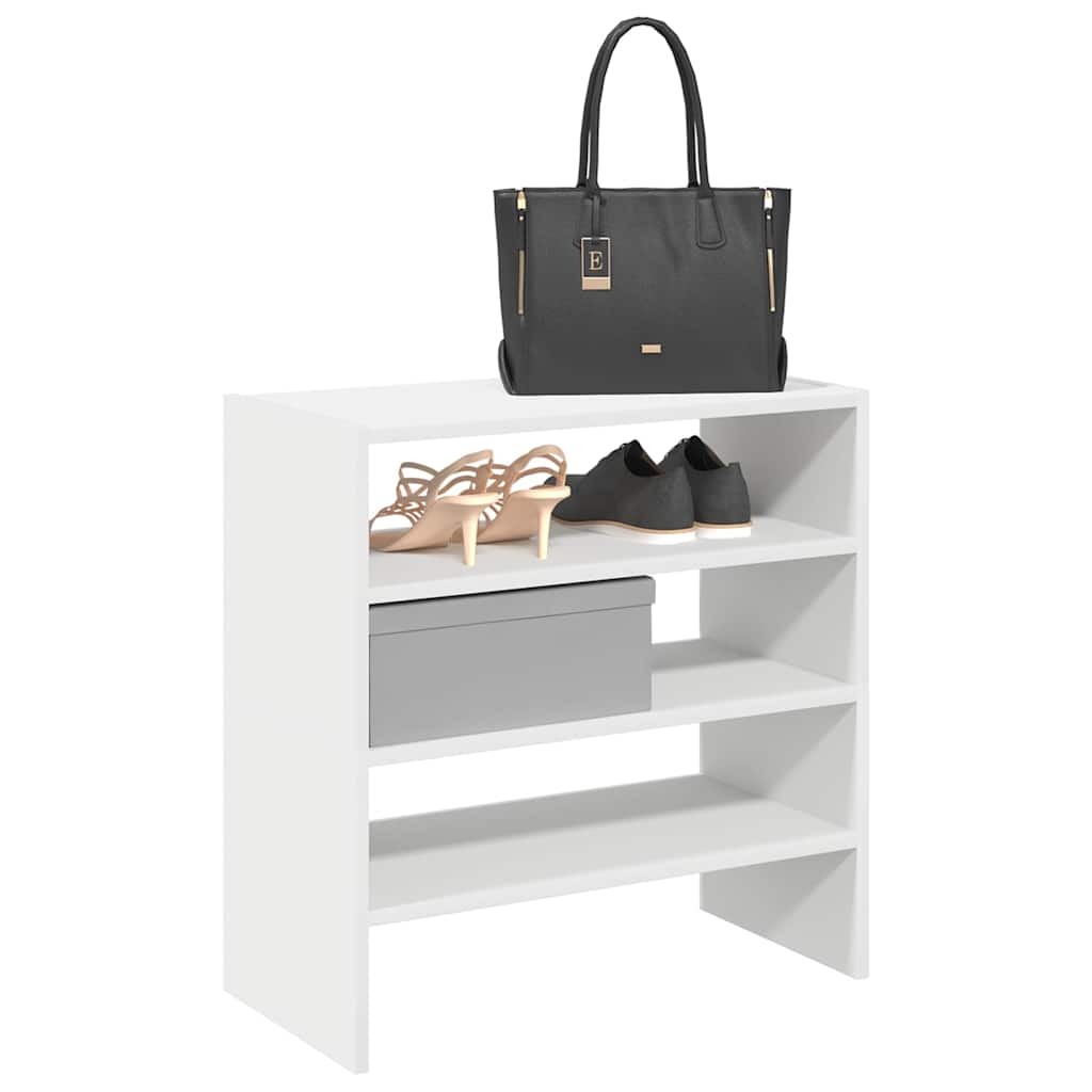 Shoe Rack Stackable Oak 60X30X30.5 Cm