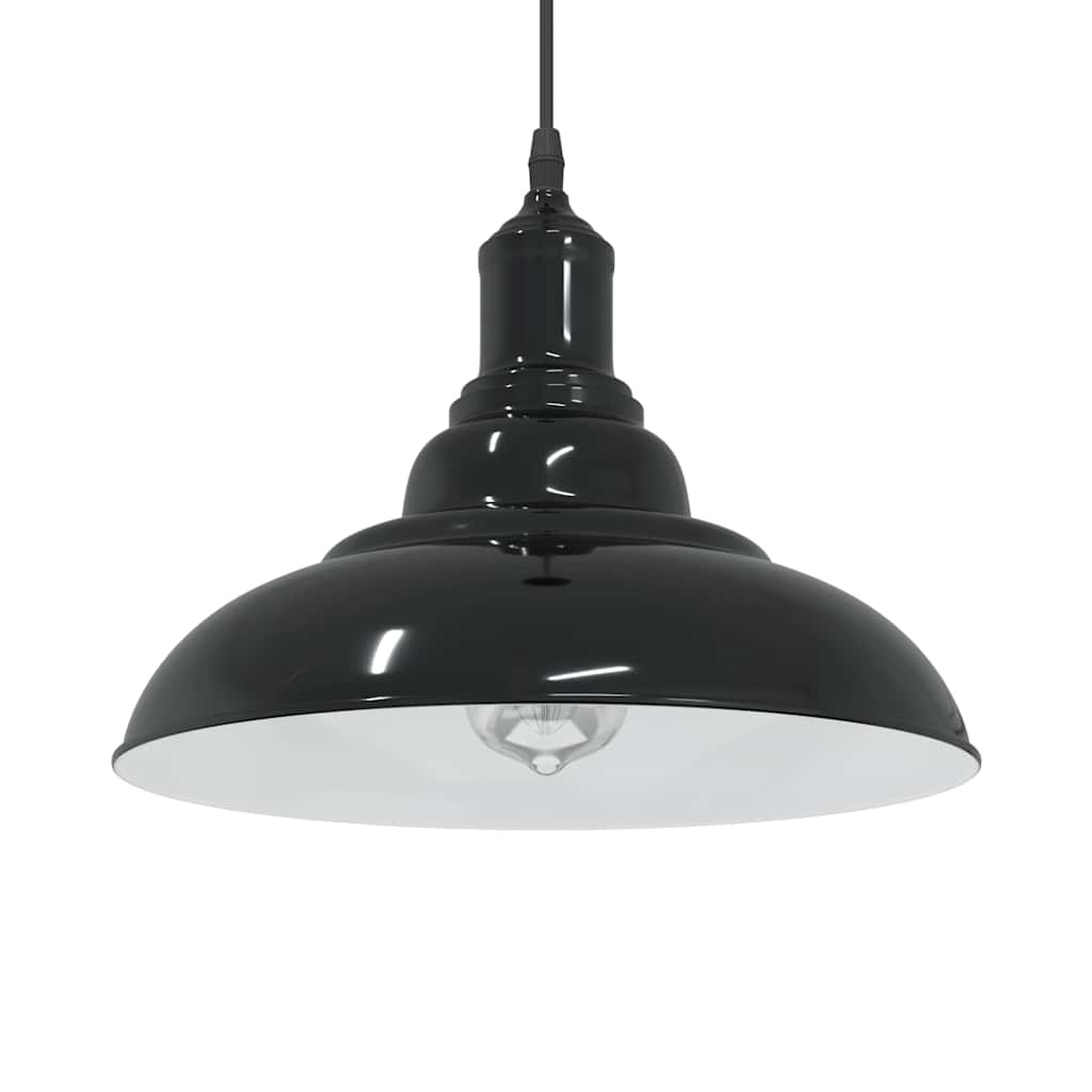 Pendant Lamp Height Adjustable E27 Ø 31 Cm Metal