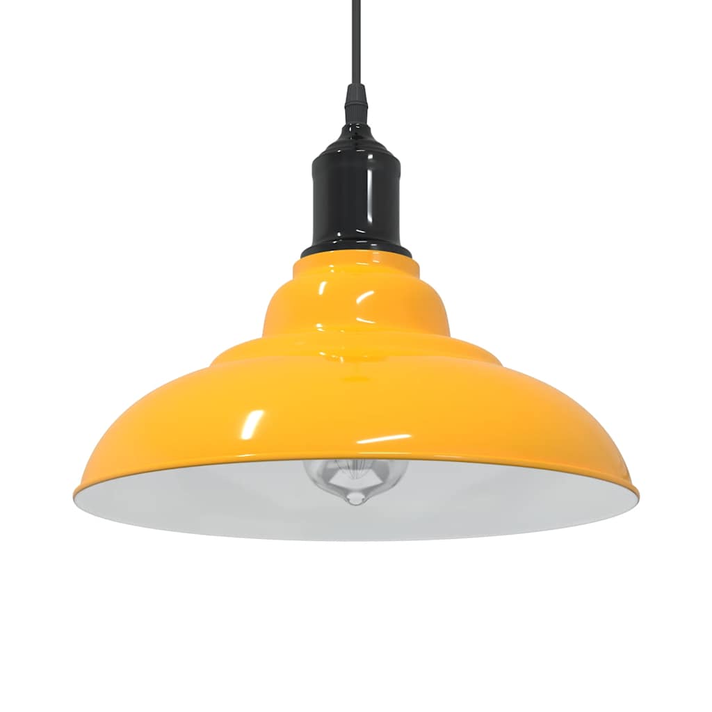 Pendant Lamp Height Adjustable E27 Ø 31 Cm Metal