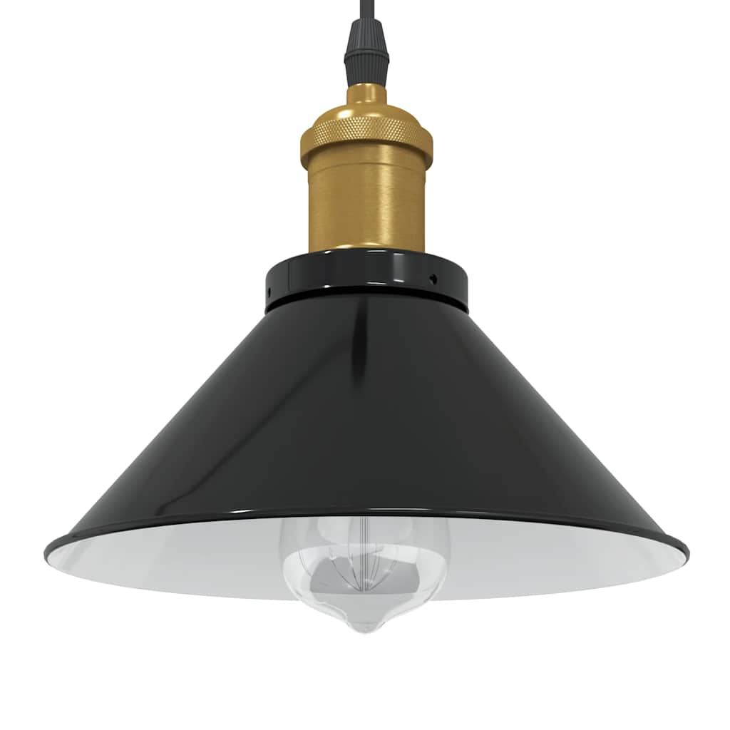 Pendant Lamp Height Adjustable E27 Ø 22 Cm Metal