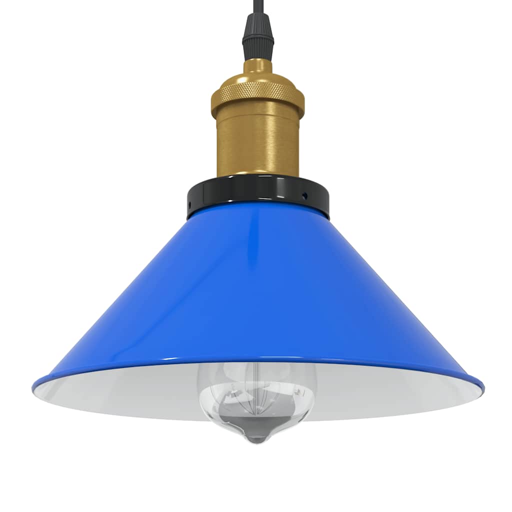 Pendant Lamp Height Adjustable E27 Ø 22 Cm Metal