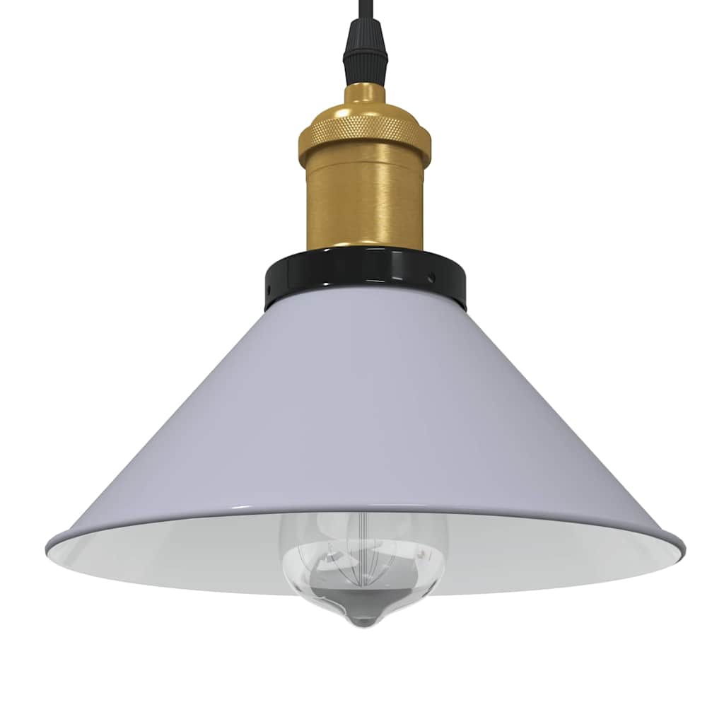 Pendant Lamp Height Adjustable E27 Ø 22 Cm Metal