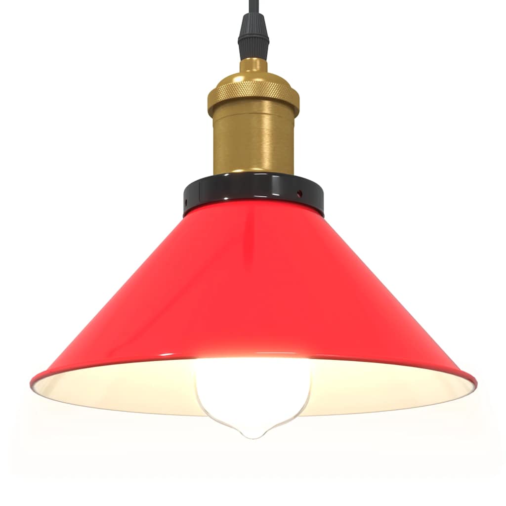 Pendant Lamp Height Adjustable E27 Ø 22 Cm Metal