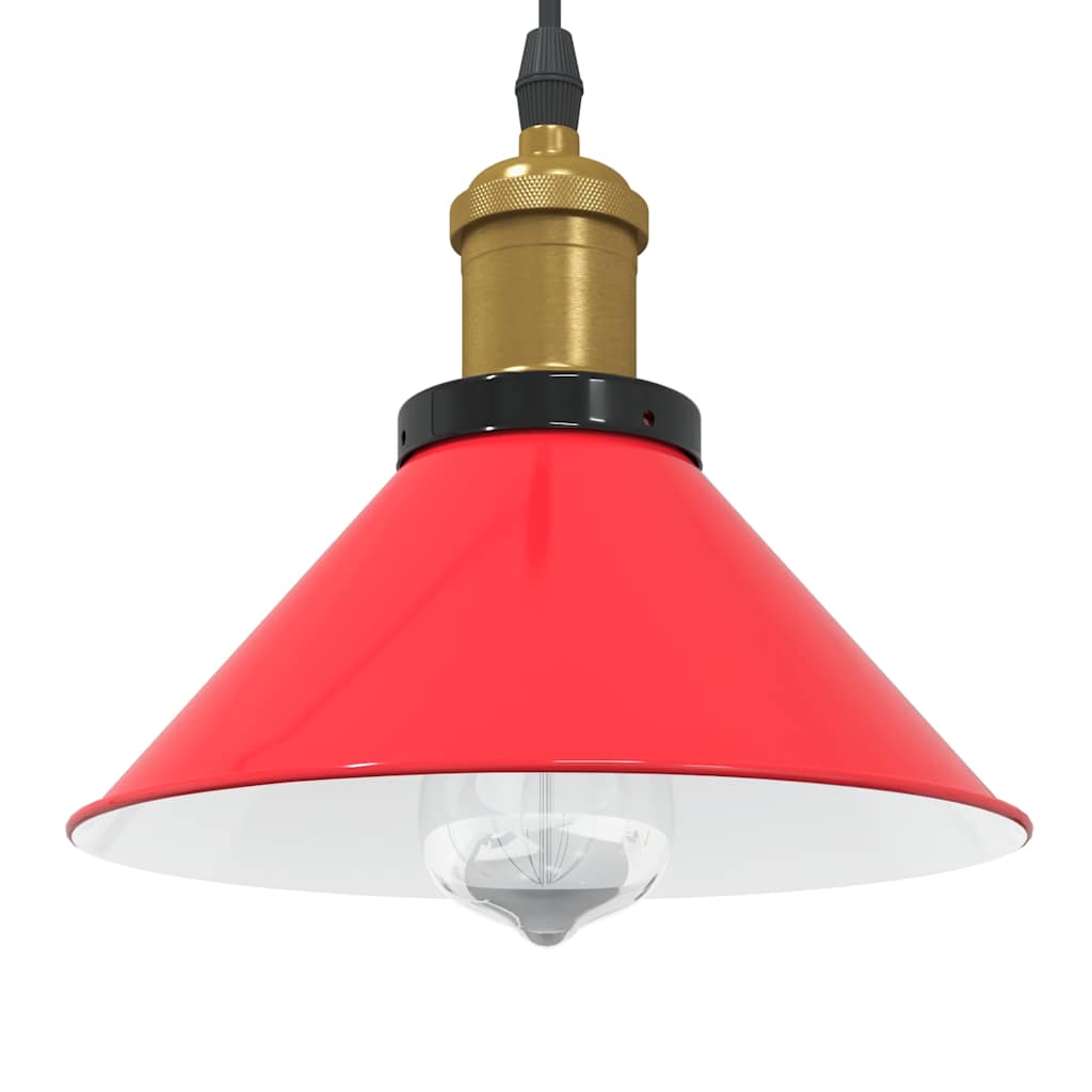 Pendant Lamp Height Adjustable E27 Ø 22 Cm Metal