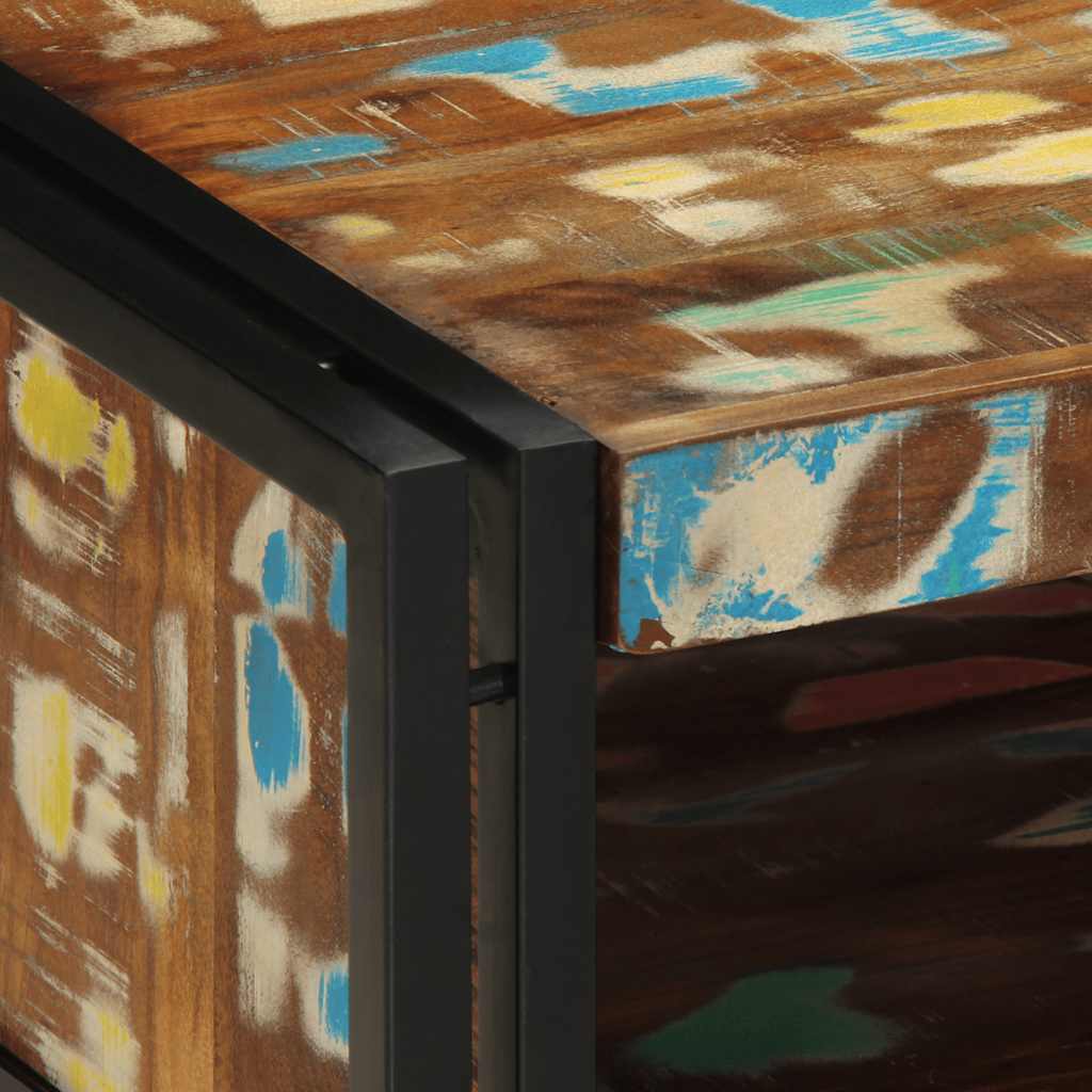 Coffee Table 50X50X38 Cm Solid Wood Reclaimed