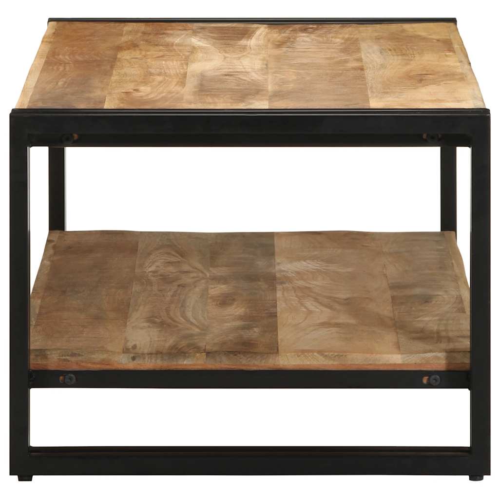 Coffee Table 90X50X38 Cm Solid Rough Wood Mango
