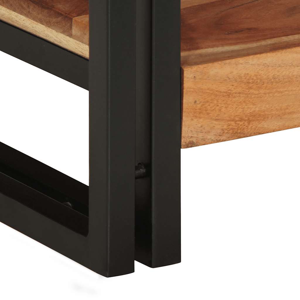 Coffee Table 90X50X38 Cm Solid Wood Acacia