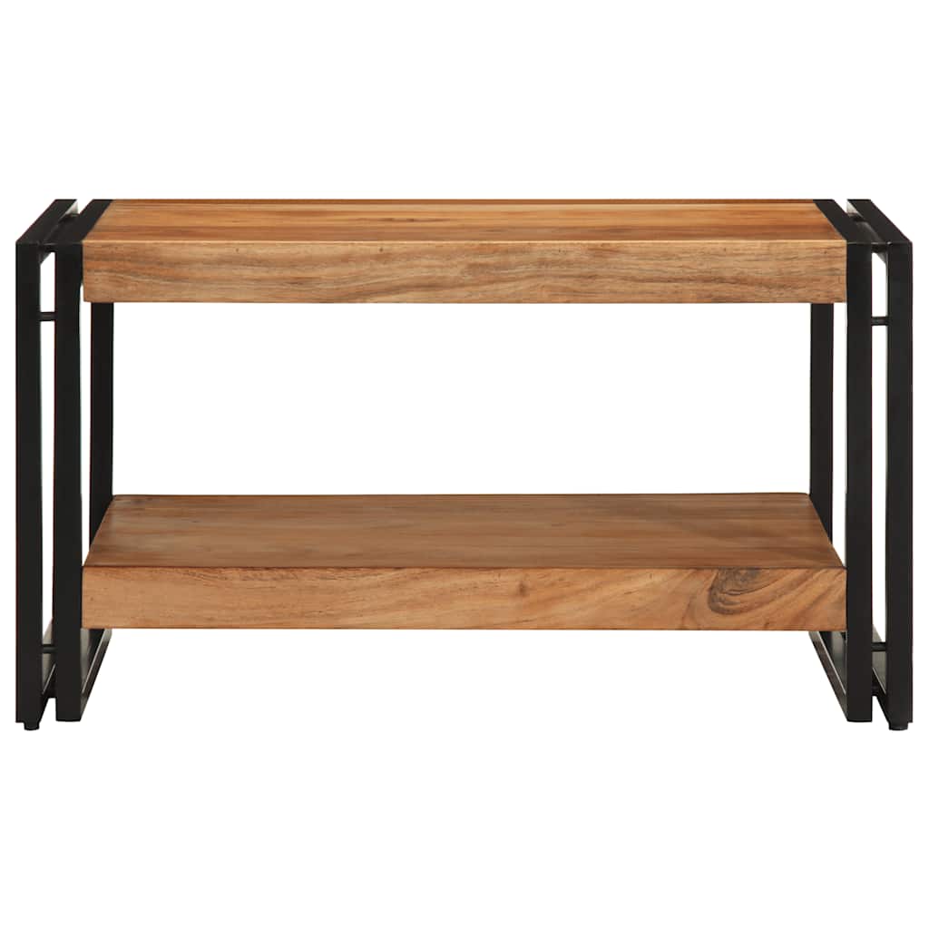 Coffee Table 70X50X38 Cm Solid Wood Acacia