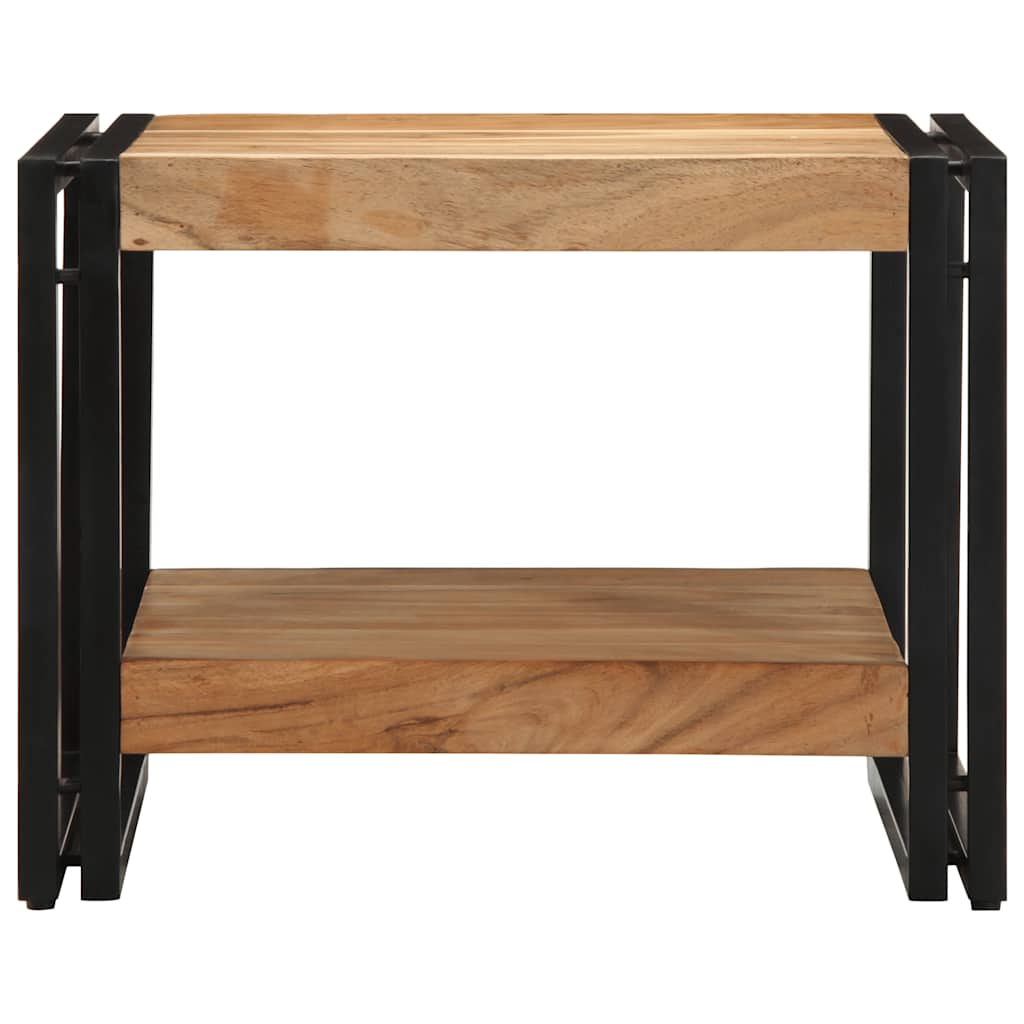 Coffee Table 50X50X38 Cm Solid Wood Acacia
