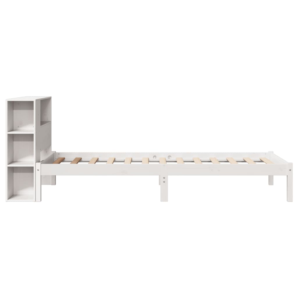 Bookcase Bed Without Mattress Small Single Solid Wood Pine