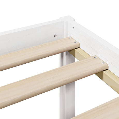 Bookcase Bed Without Mattress Small Single Solid Wood Pine