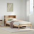 Bookcase Bed Without Mattress Small Single Solid Wood Pine