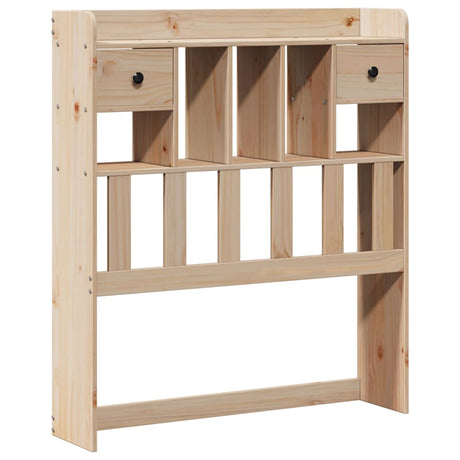 Bookcase Bed Without Mattress Solid Wood Pine