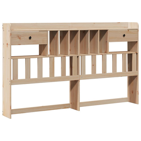 Bookcase Bed Without Mattress Solid Wood Pine
