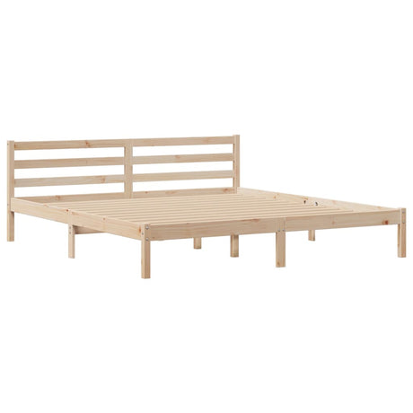 Bookcase Bed Without Mattress Solid Wood Pine