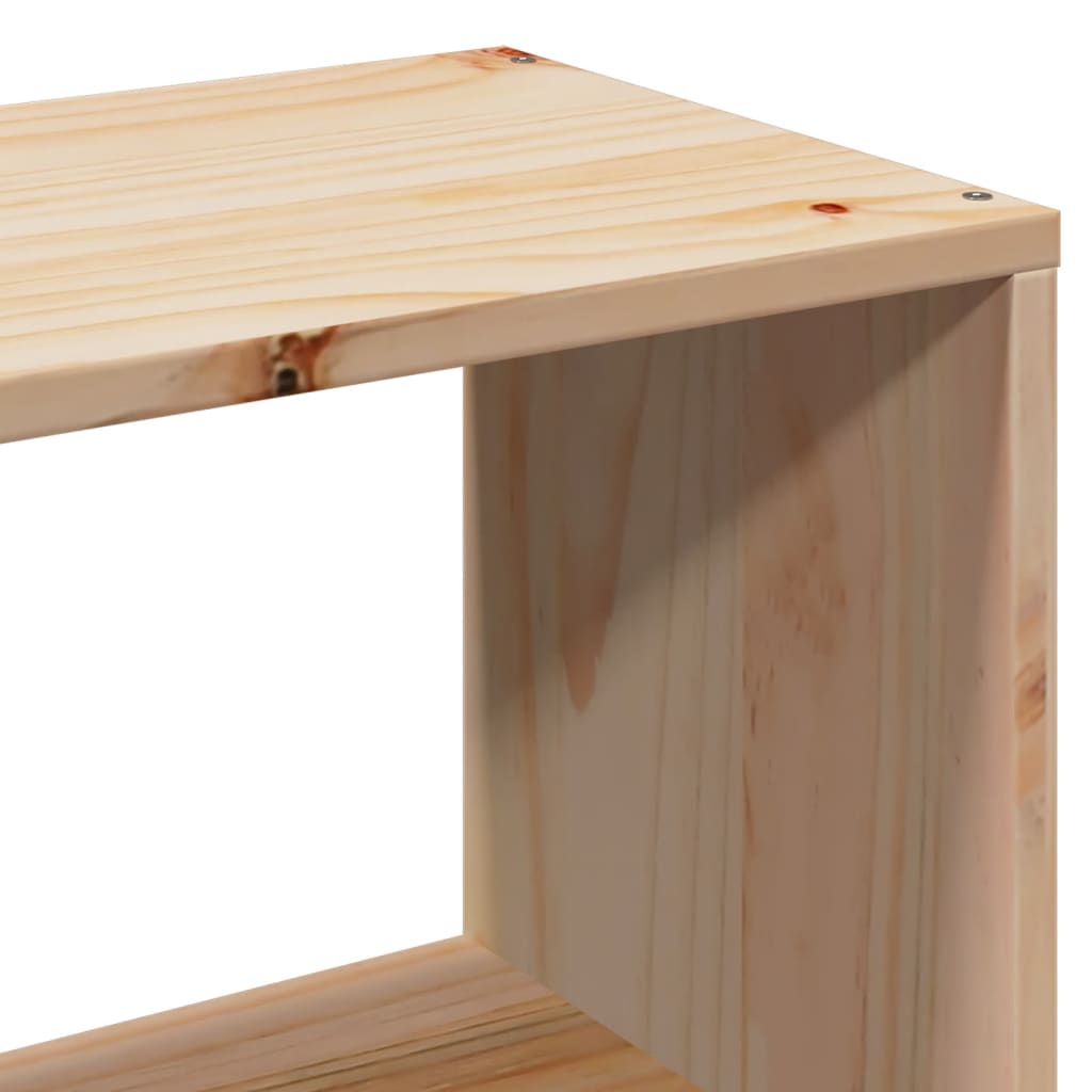 Bookcase Bed Without Mattress Super King Solid Wood Pine