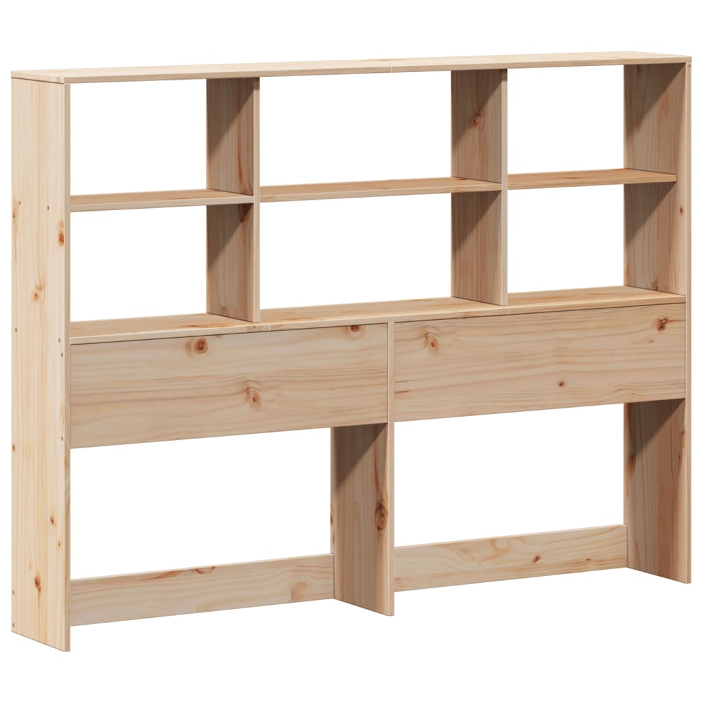 Bookcase Bed Without Mattress Solid Wood Pine