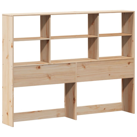 Bookcase Bed Without Mattress Solid Wood Pine