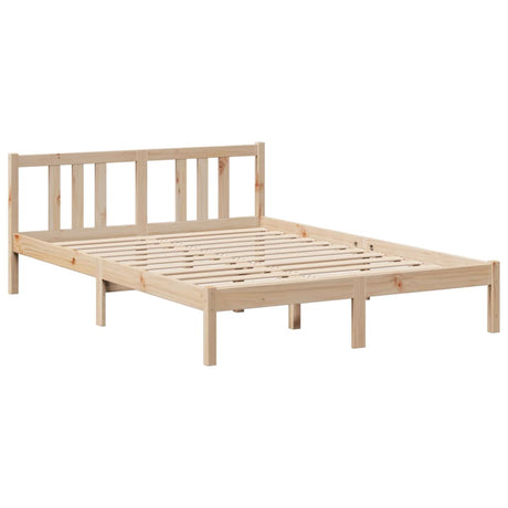 Bookcase Bed Without Mattress Solid Wood Pine