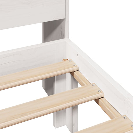 Bookcase Bed Without Mattress Small Single Solid Wood Pine