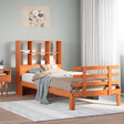 Bookcase Bed Without Mattress Small Double Solid Wood Pine
