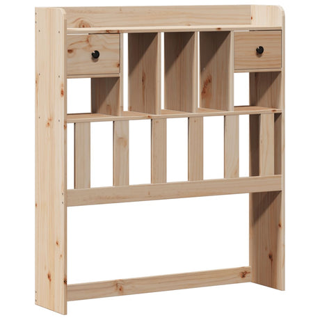 Bookcase Bed Without Mattress 90X200Cm Solid Wood Pine