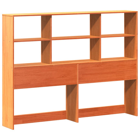 Bookcase Bed Without Mattress 160X200Cm Solid Wood Pine