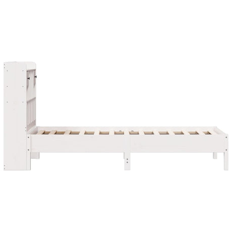 Bookcase Bed Without Mattress Solid Wood Pine