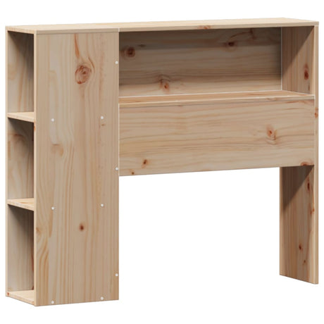 Bookcase Bed Without Mattress 100X200Cm Solid Wood Pine