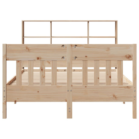 Bed Frame Without Mattress King Size Solid Wood Pine
