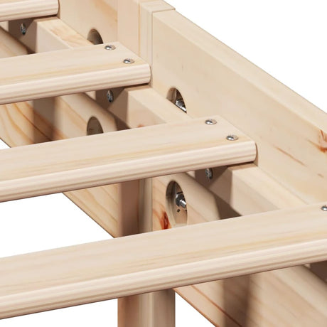 Bed Frame Without Mattress King Size Solid Wood Pine