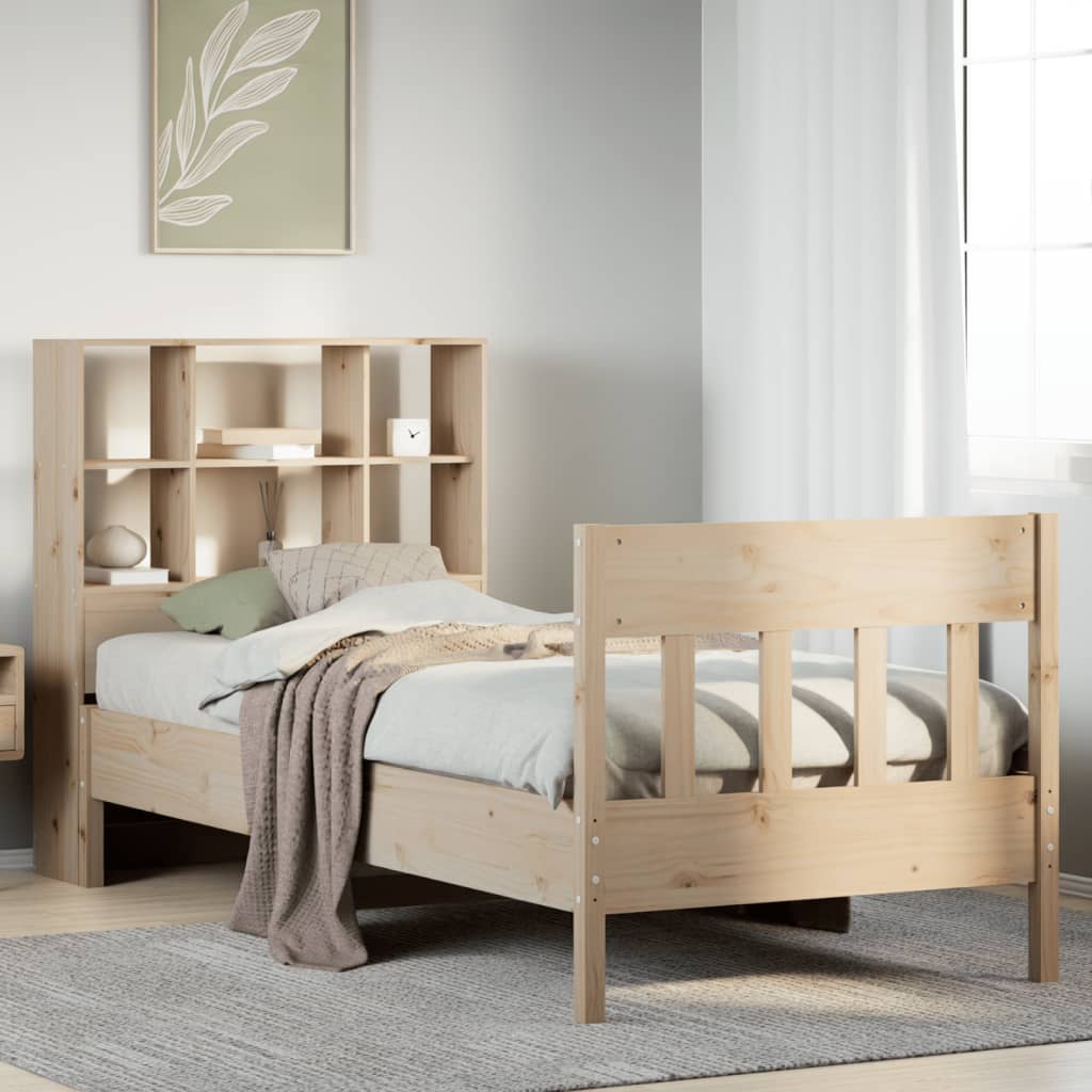 Bed Frame Without Mattress King Size Solid Wood Pine