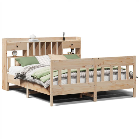 Bed Frame Without Mattress Super King Solid Wood Pine