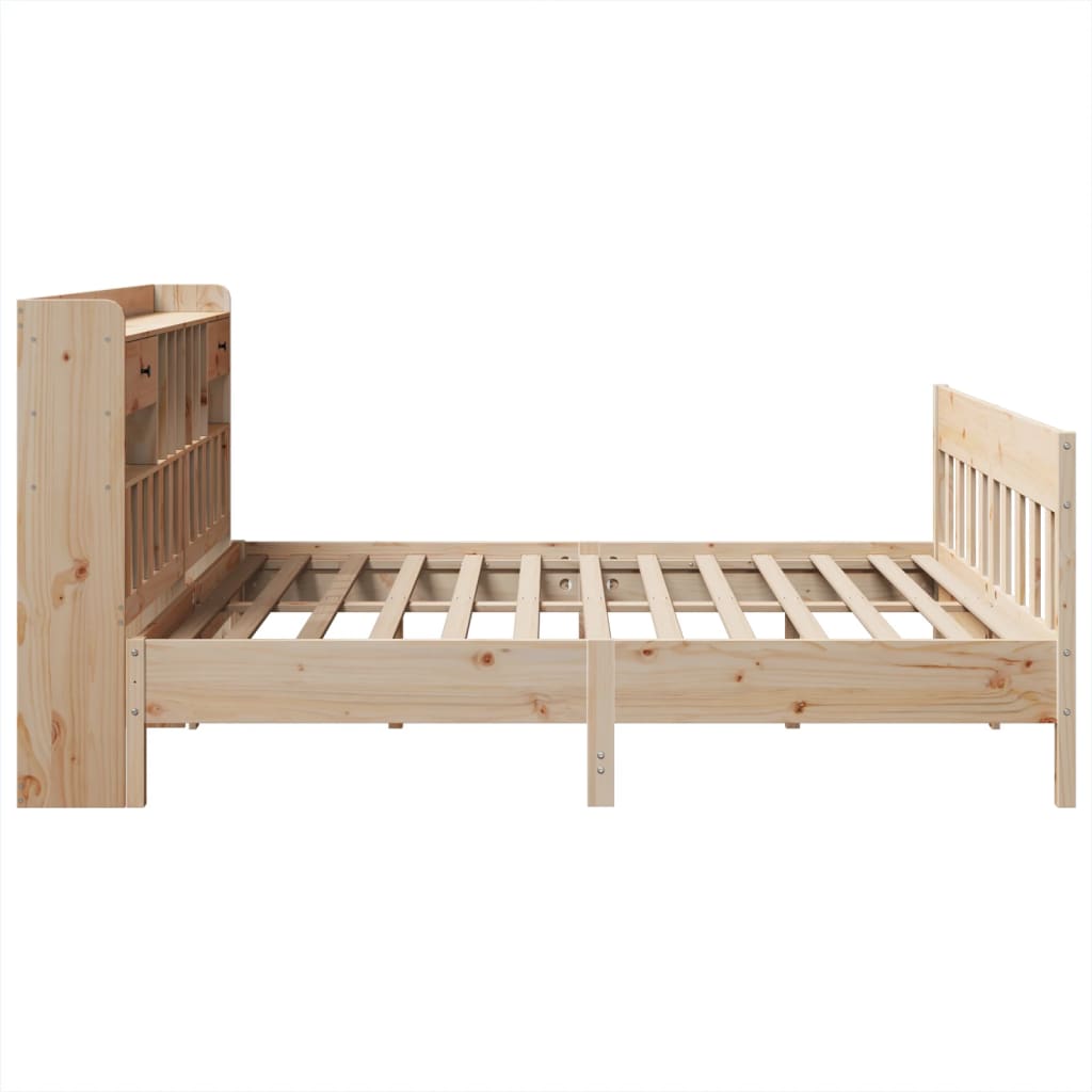 Bed Frame Without Mattress Super King Solid Wood Pine