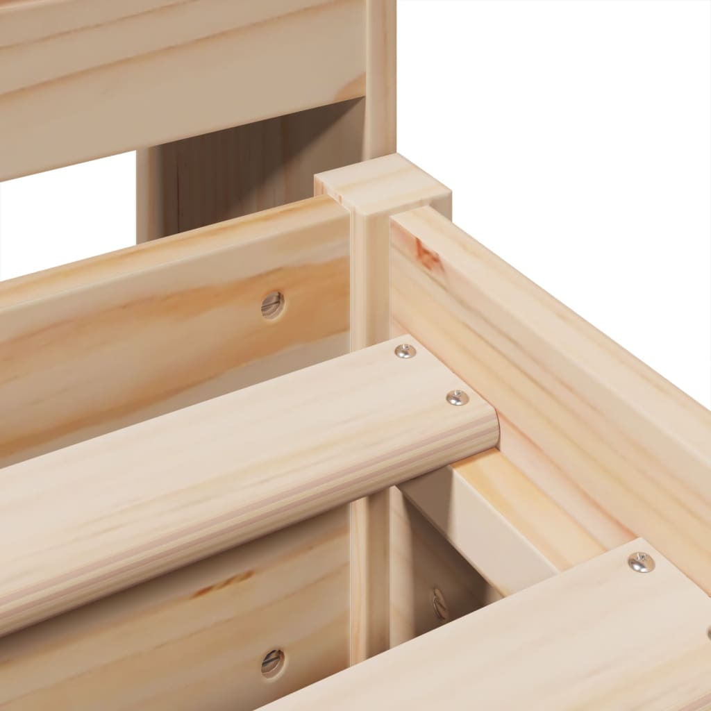 Bed Frame Without Mattress Super King Solid Wood Pine